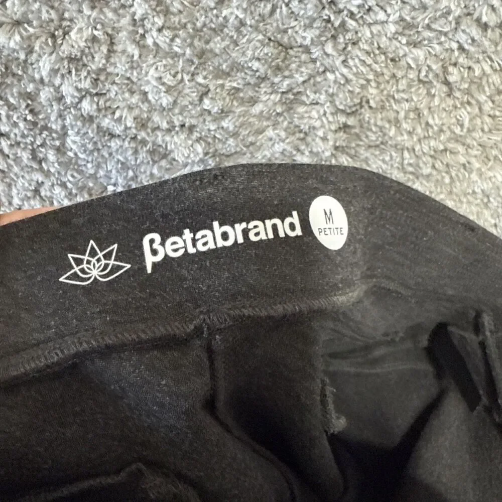 Betabrand Women’s Dress Pants Stretch Heather Gray Medium Petite - Picture 5 of 6